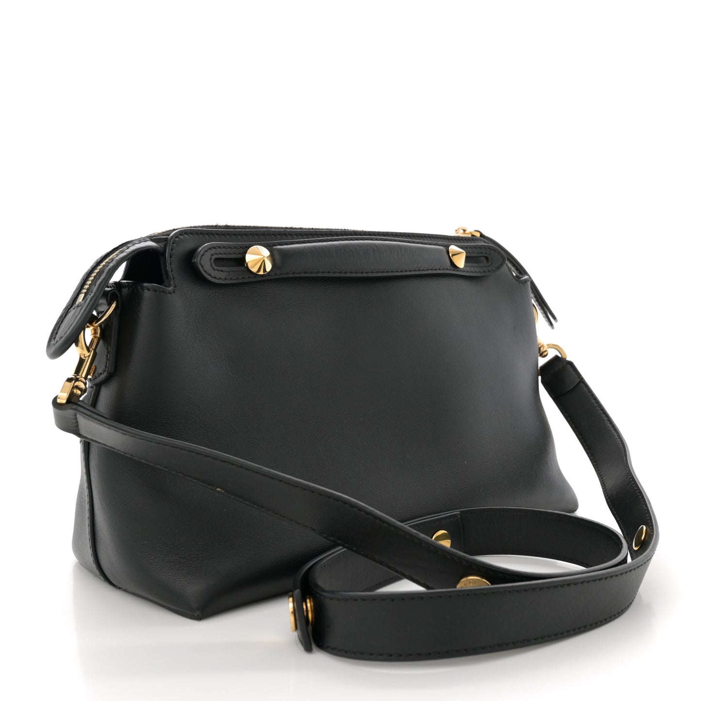 Vitello Dolce Monster Eyes Embossed Medium By The Way Boston Bag Black