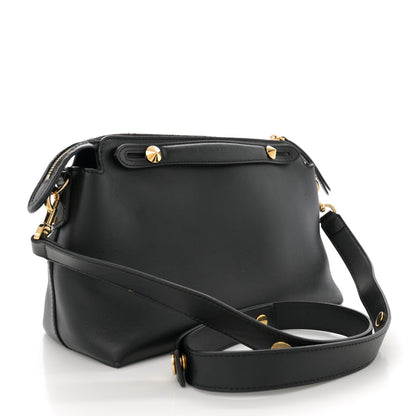 Fendi Vitello Dolce Monster Eyes Embossed Medium By The Way Boston Bag Black 3 of 14