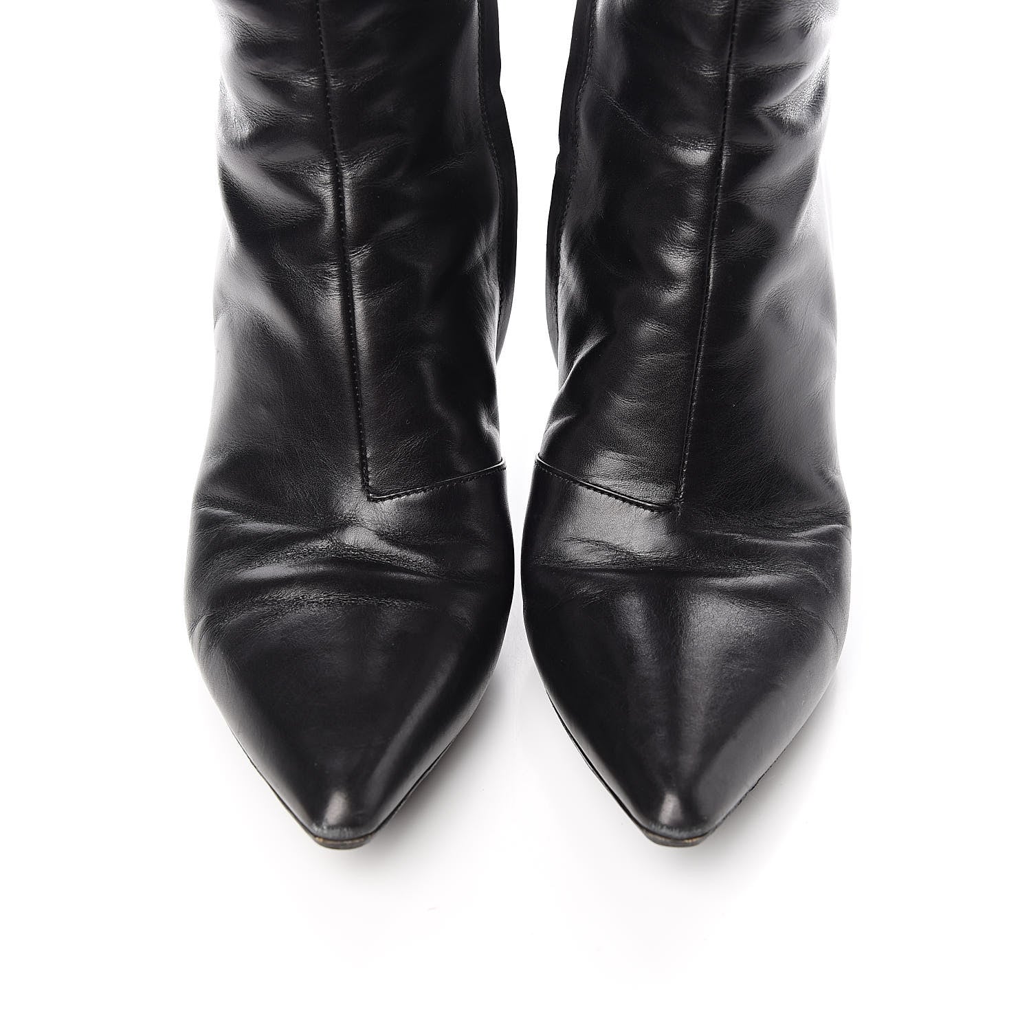 Louis Vuitton Calfskin Gamble High Boots 36 Black 7 of 8