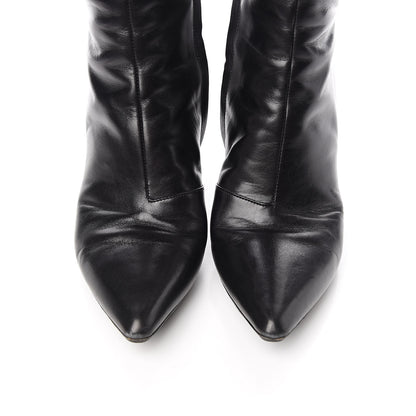 Louis Vuitton Calfskin Gamble High Boots 36 Black 7 of 8