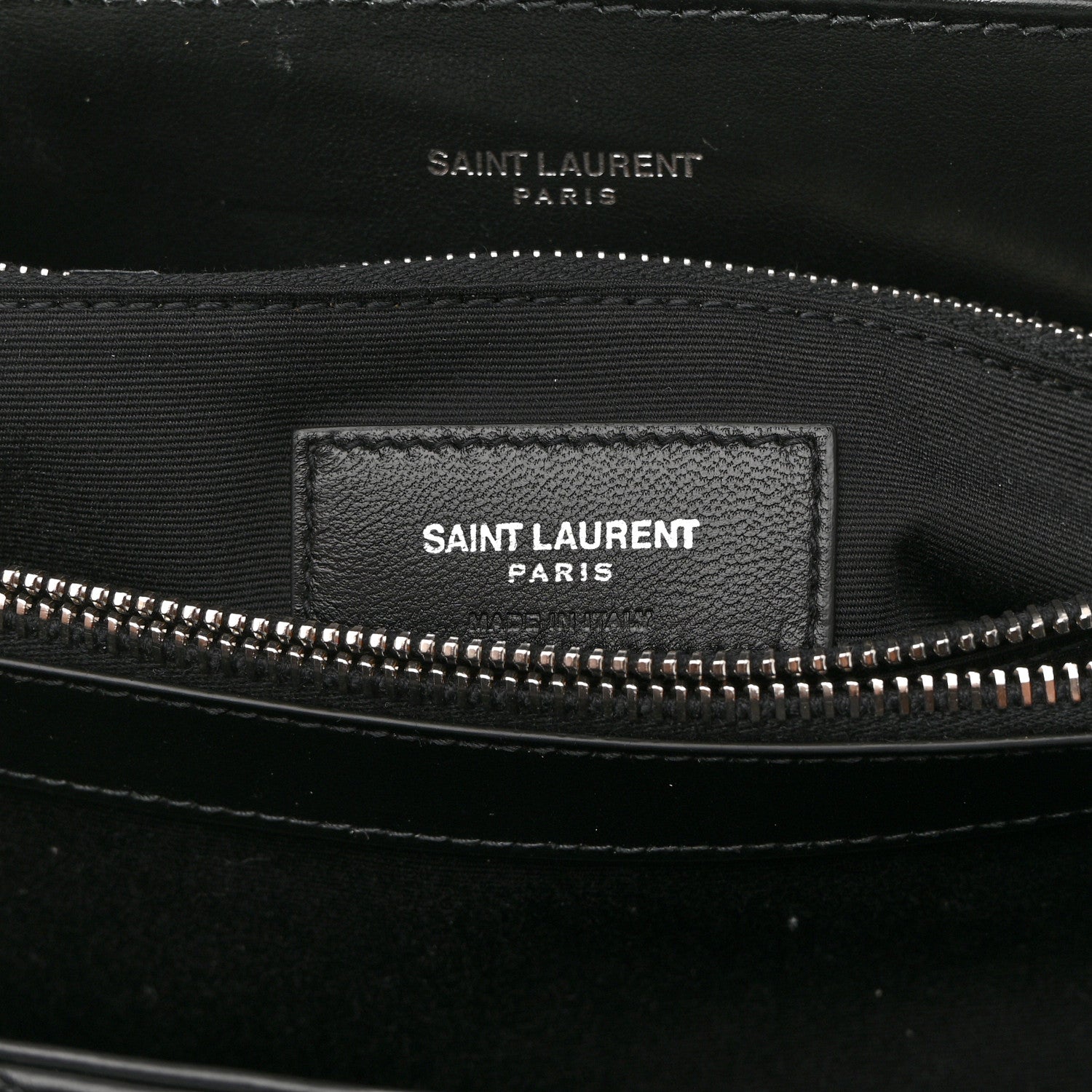 Saint Laurent Calfskin Y Quilted Monogram Medium Loulou Chain Satchel Black 7 of 9