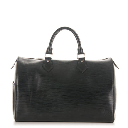 Louis Vuitton Epi Speedy 30 Black 1 of 8