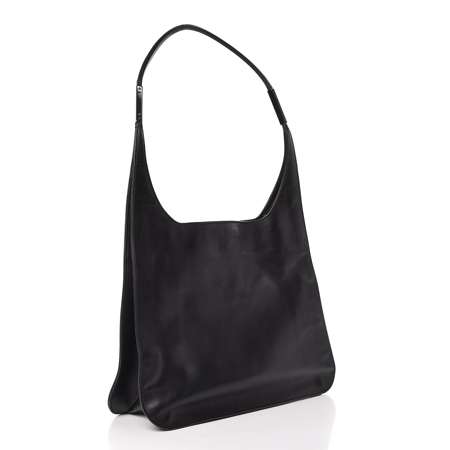 Calfskin Shoulder Bag Black