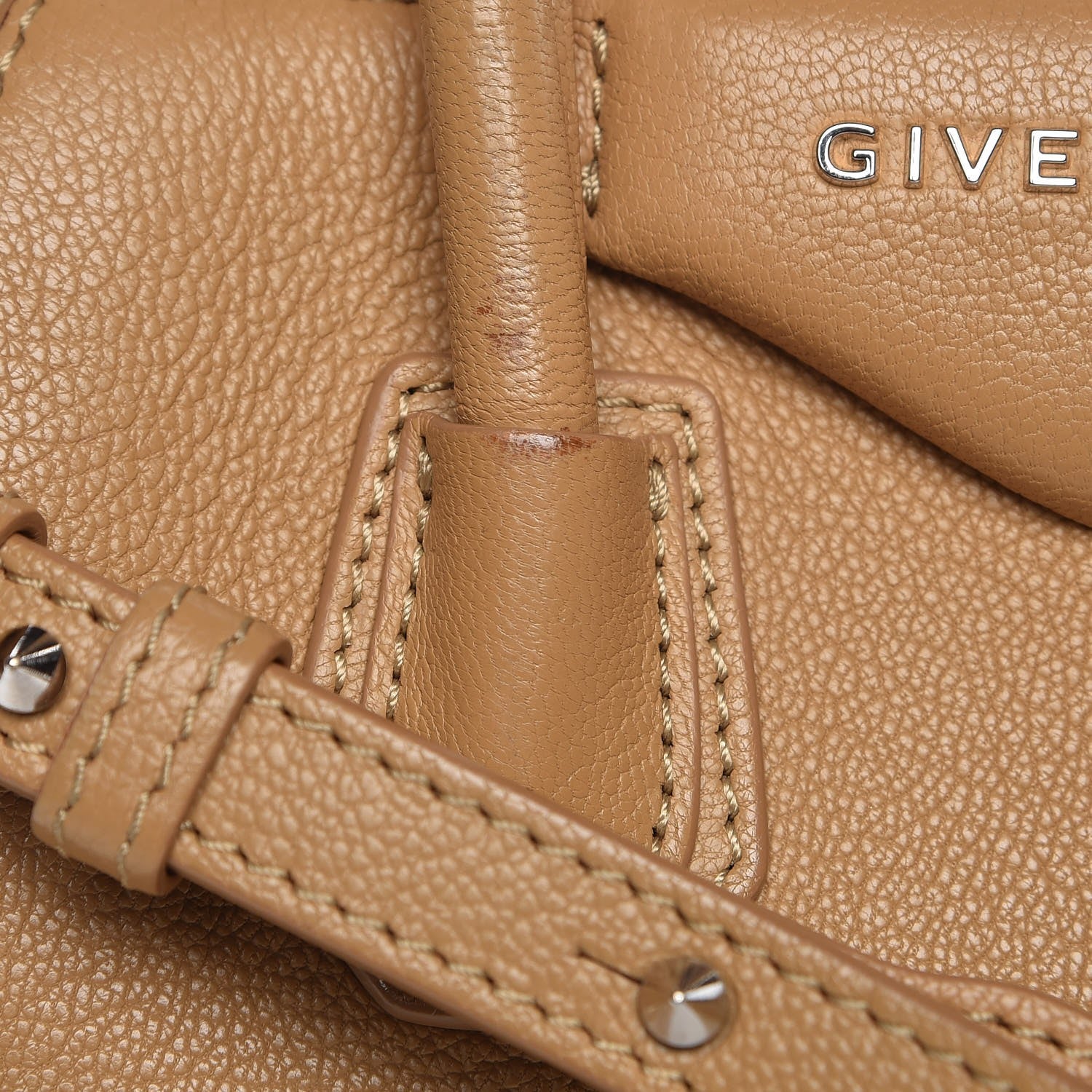 Givenchy Sugar Goatskin Mini Antigona Light Beige 10 of 13