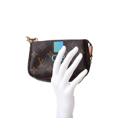Louis Vuitton Monogram My LV Heritage Mini Pochette Accessories Vert Clair Blue Clair 2 of 8