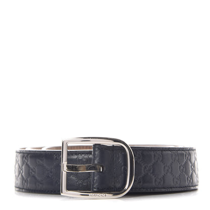 Gucci Guccissima Belt 115 46 Navy 1 of 9