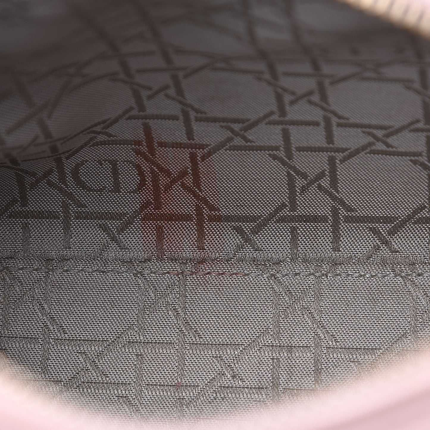 Pearly Lambskin Cannage Medium Lady Dior Lotus