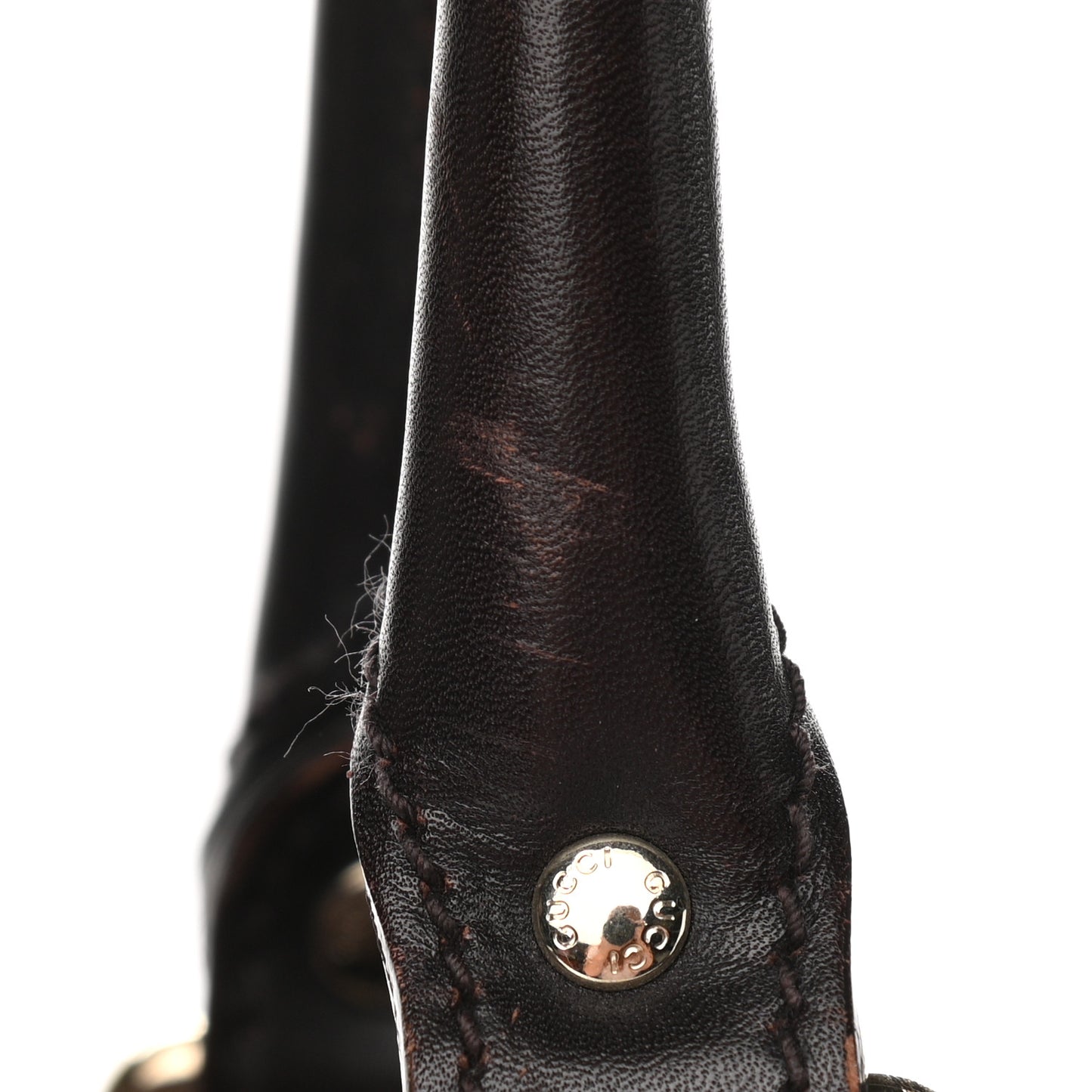 Diamante Joy Vertical Tote Dark Brown