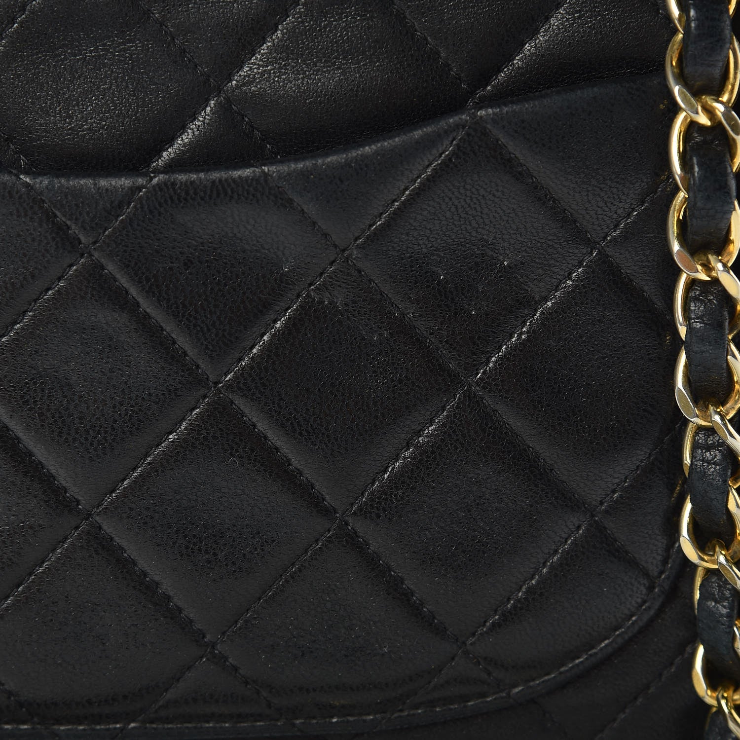 Chanel Lambskin Quilted Medium Double Flap Black 16 of 18