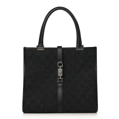Gucci Monogram Bardot Bag Black 1 of 8