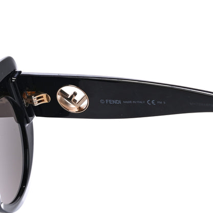 Fendi Acetate F is Fendi Oversized Butterfly Sunglasses FF 0306/S Black 5 of 7