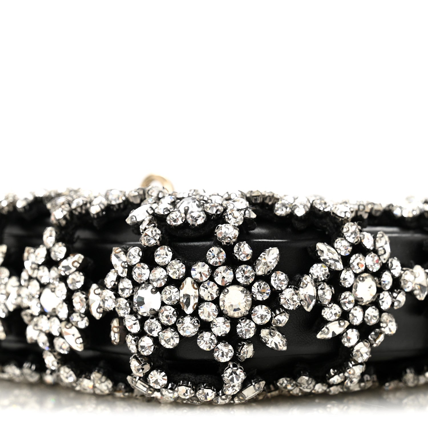 Gucci Calfskin Crystal Mini Jackie Notte Bag Black 10 of 12