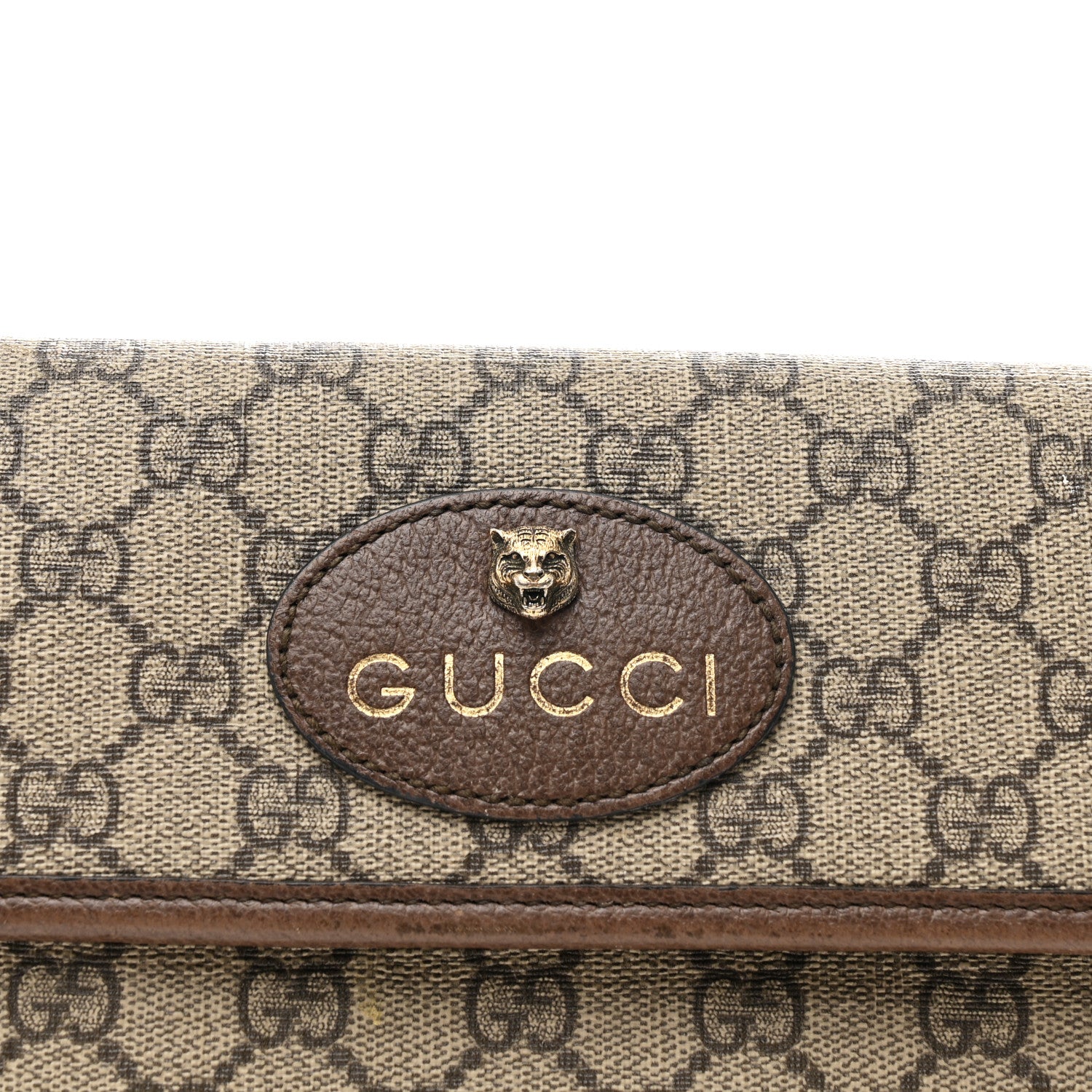 Gucci GG Supreme Monogram Neo Vintage Web Belt Bag Brown 8 of 10