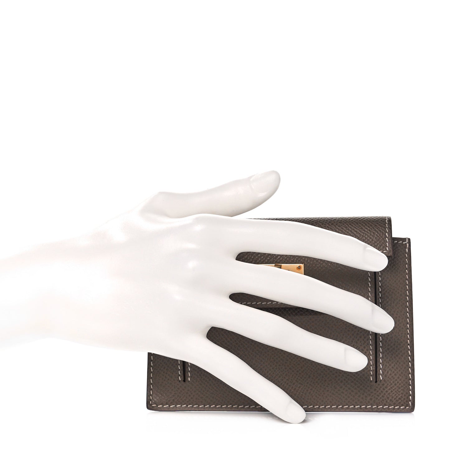 Epsom Kelly Pocket Compact Wallet Etoupe