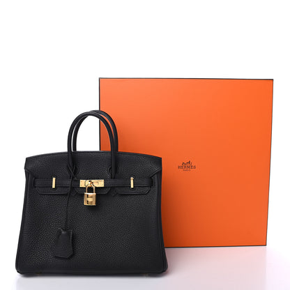 Hermes Togo Birkin 25 Black 10 of 10