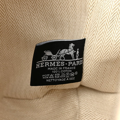Hermes Canvas Large Bride-A-Brac Pavillon Pouch Natural Multicolor 6 of 6