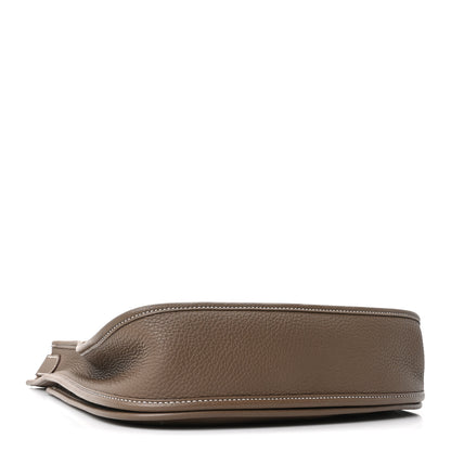 Hermes Taurillon Clemence Evelyne III PM Etoupe 4 of 10