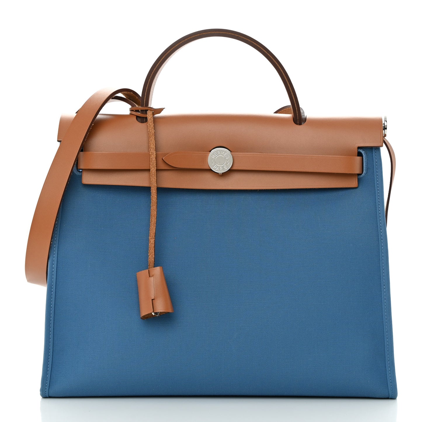 Vache Hunter Toile Herbag Zip 31 PM Azur Natural