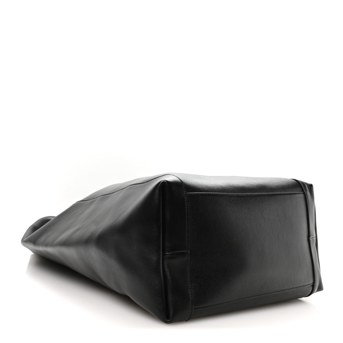 Supple Calfskin Large Tanger Hobo Black