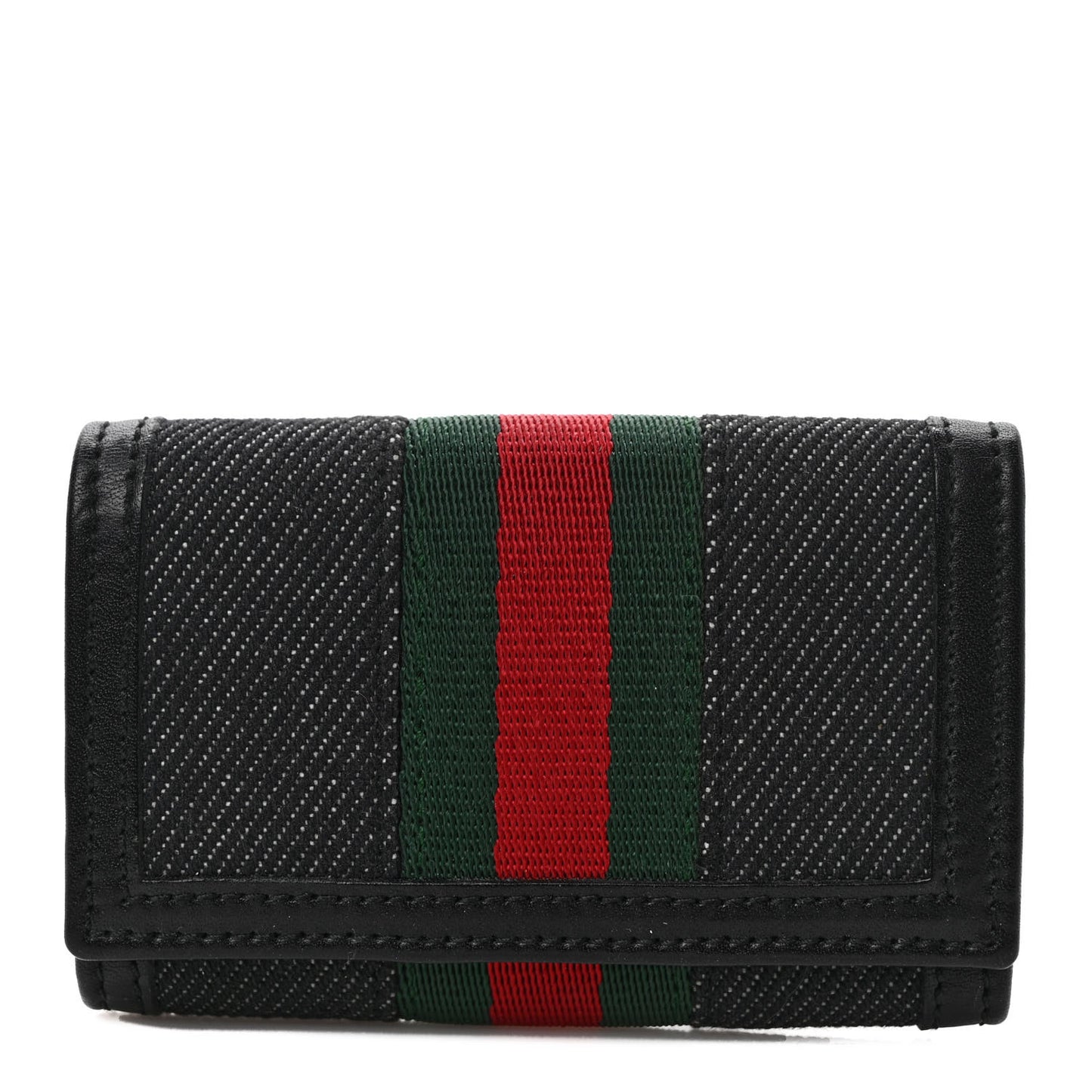 Denim Web 6 Key Holder Case