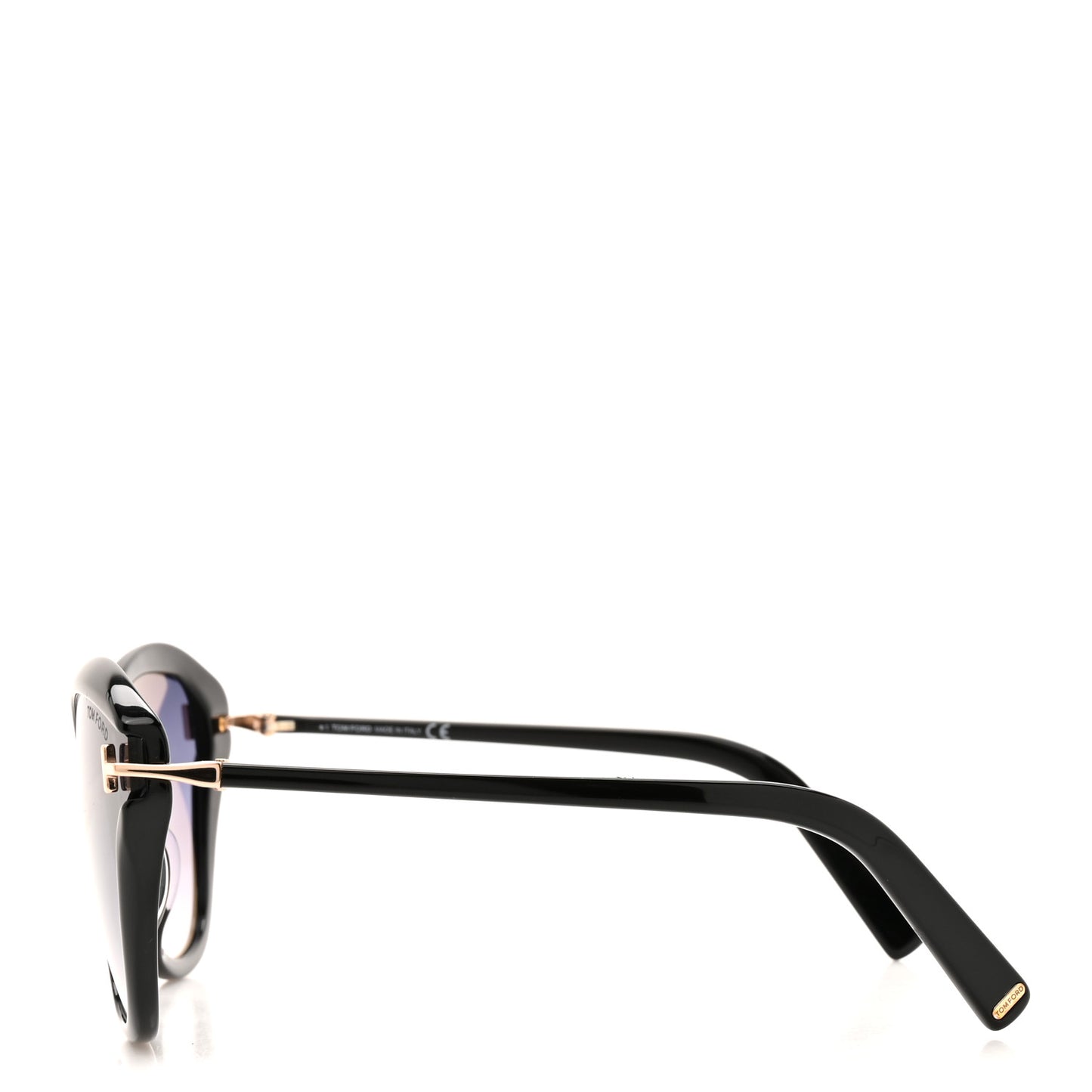Leigh Round TF850-F Sunglasses Black