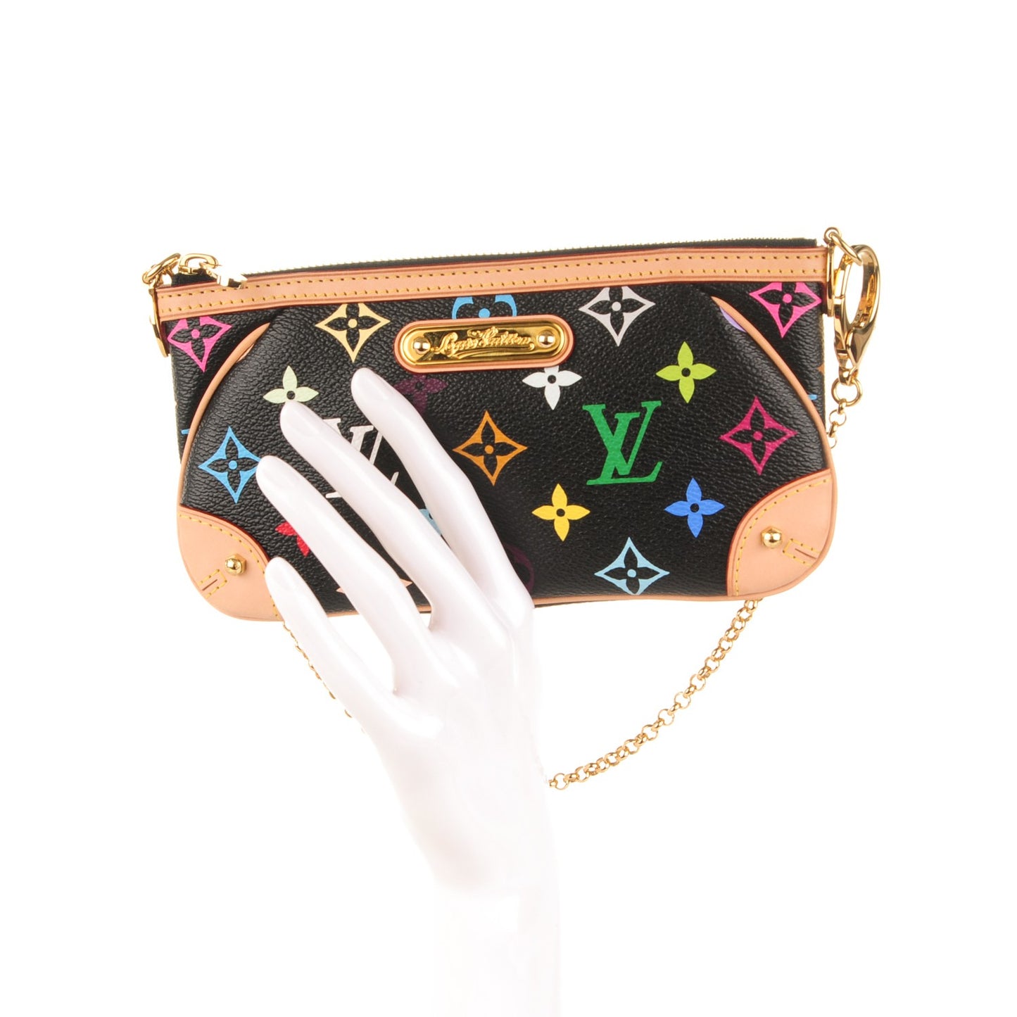 Monogram Multicolor Pochette Milla MM Black