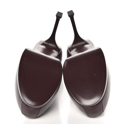 Saint Laurent Vernigolf Tribtoo 80 Platform Pumps 37.5 Cordovan 5 of 10