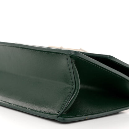 Off-White Calfskin Jitney 0.7 Crossbody Bag Dark Green 12 of 15