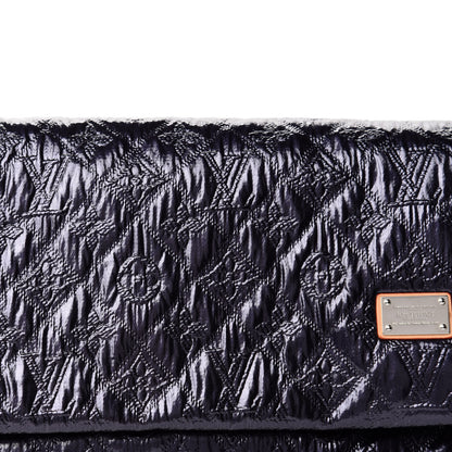 Louis Vuitton Jacquard Quilted Monogram Limelight Clutch MM Blue de France 10 of 10