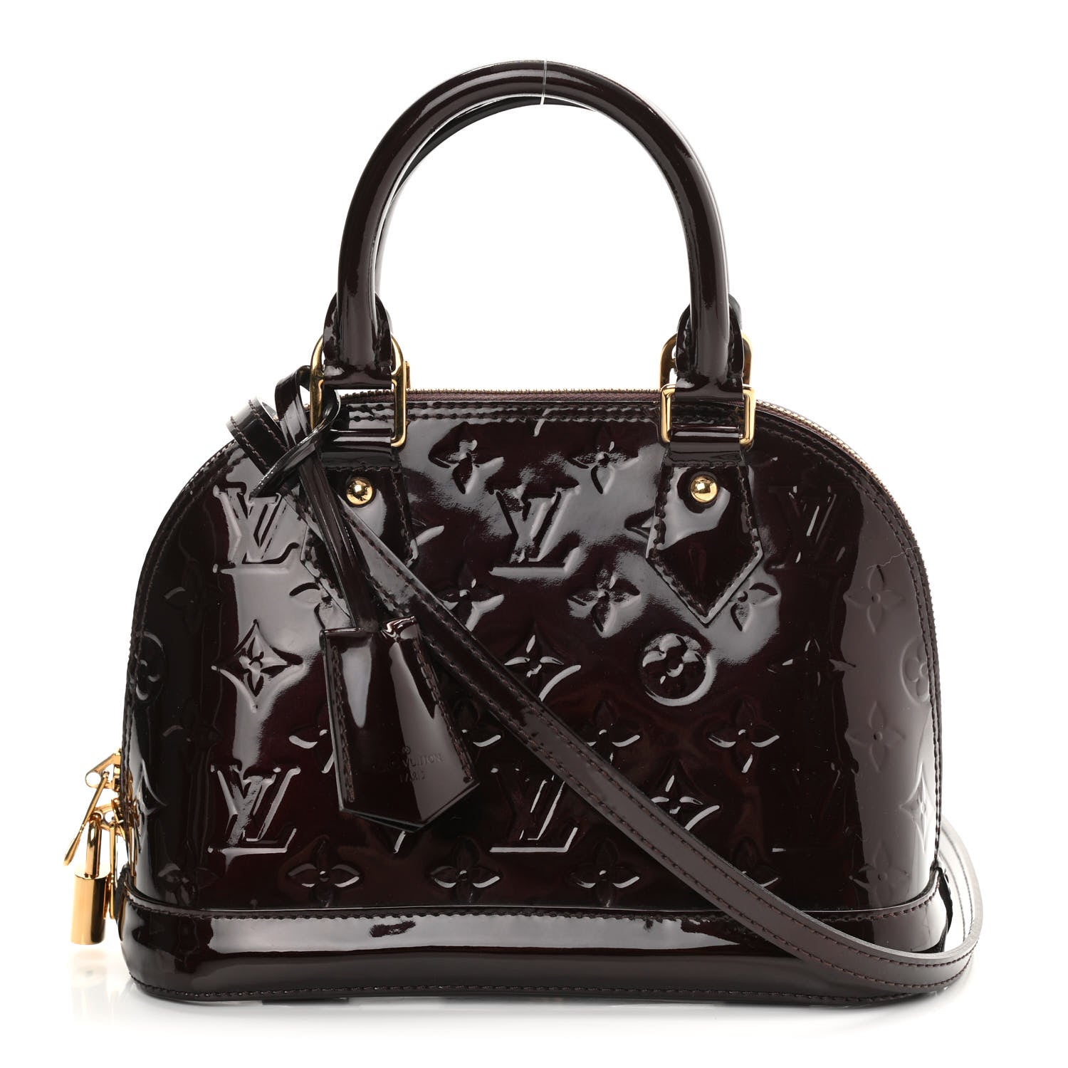 Louis Vuitton Vernis Alma BB Amarante 1 of 13