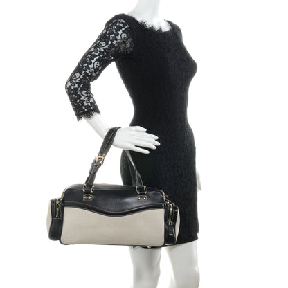 Gucci Canvas Crest Tote Black 2 of 8