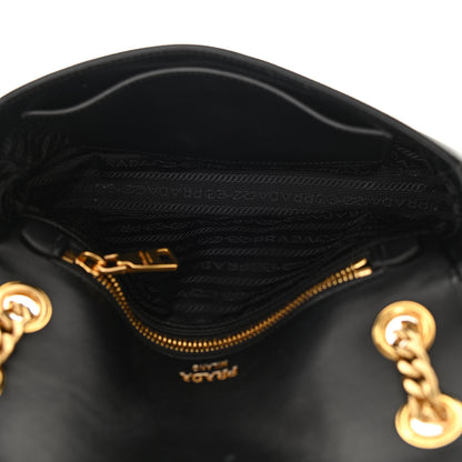 Prada Saffiano Flap Shoulder Bag Black 5 of 10