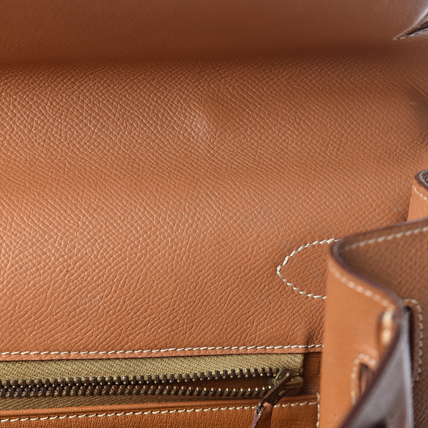 Hermes Courchevel Kelly Retourne 40 Tabac Camel 14 of 18