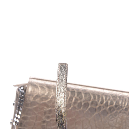 Jimmy Choo Metallic Grained Calfskin Arrow Crossbody Bag Light Gold 13 of 17