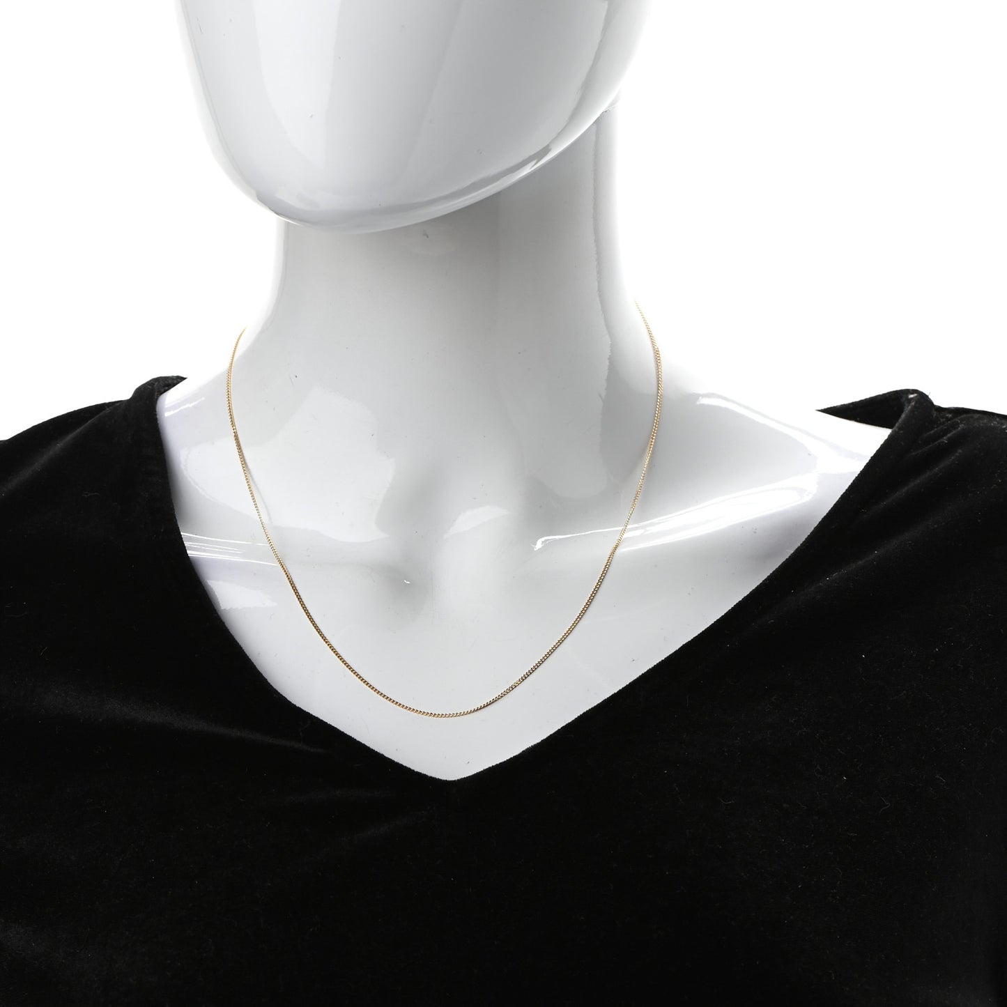 18K Yellow Gold Chain Necklace