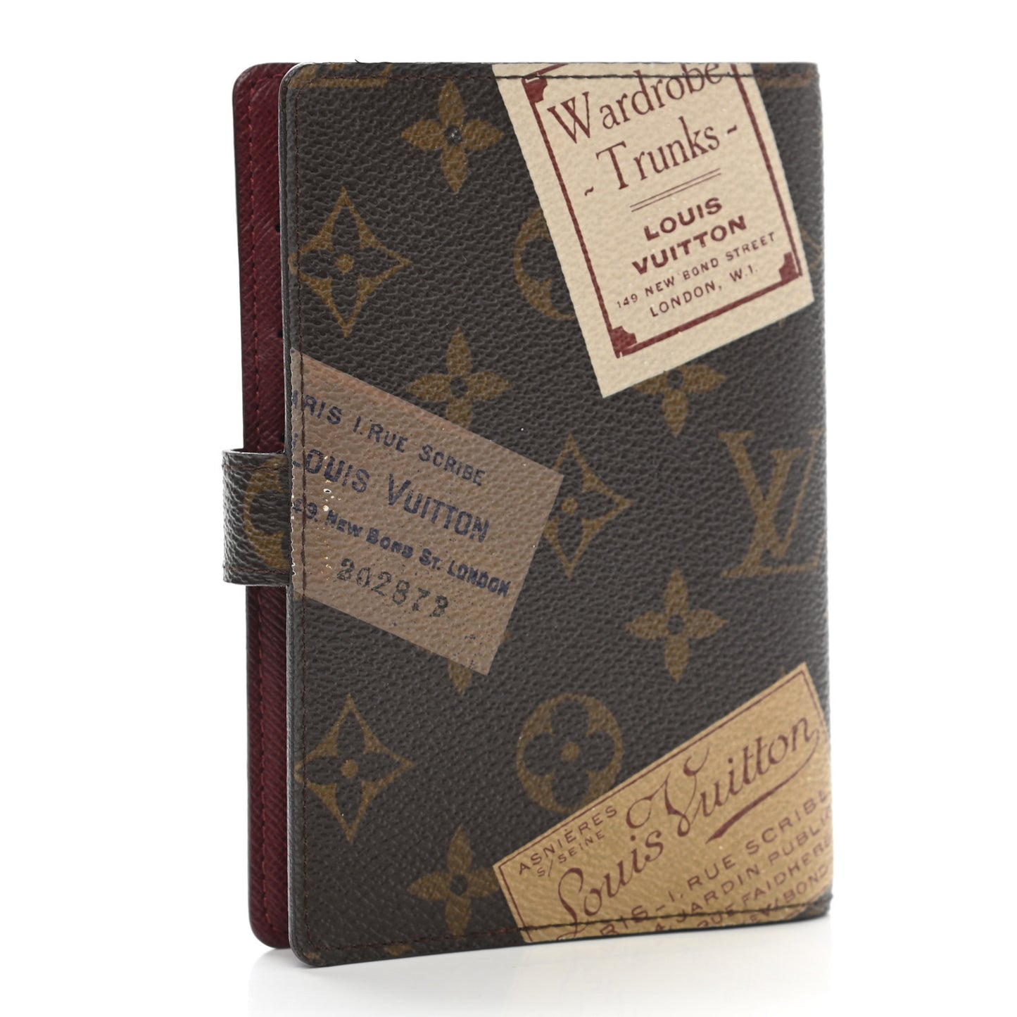 Monogram Labels Small Ring Agenda Cover