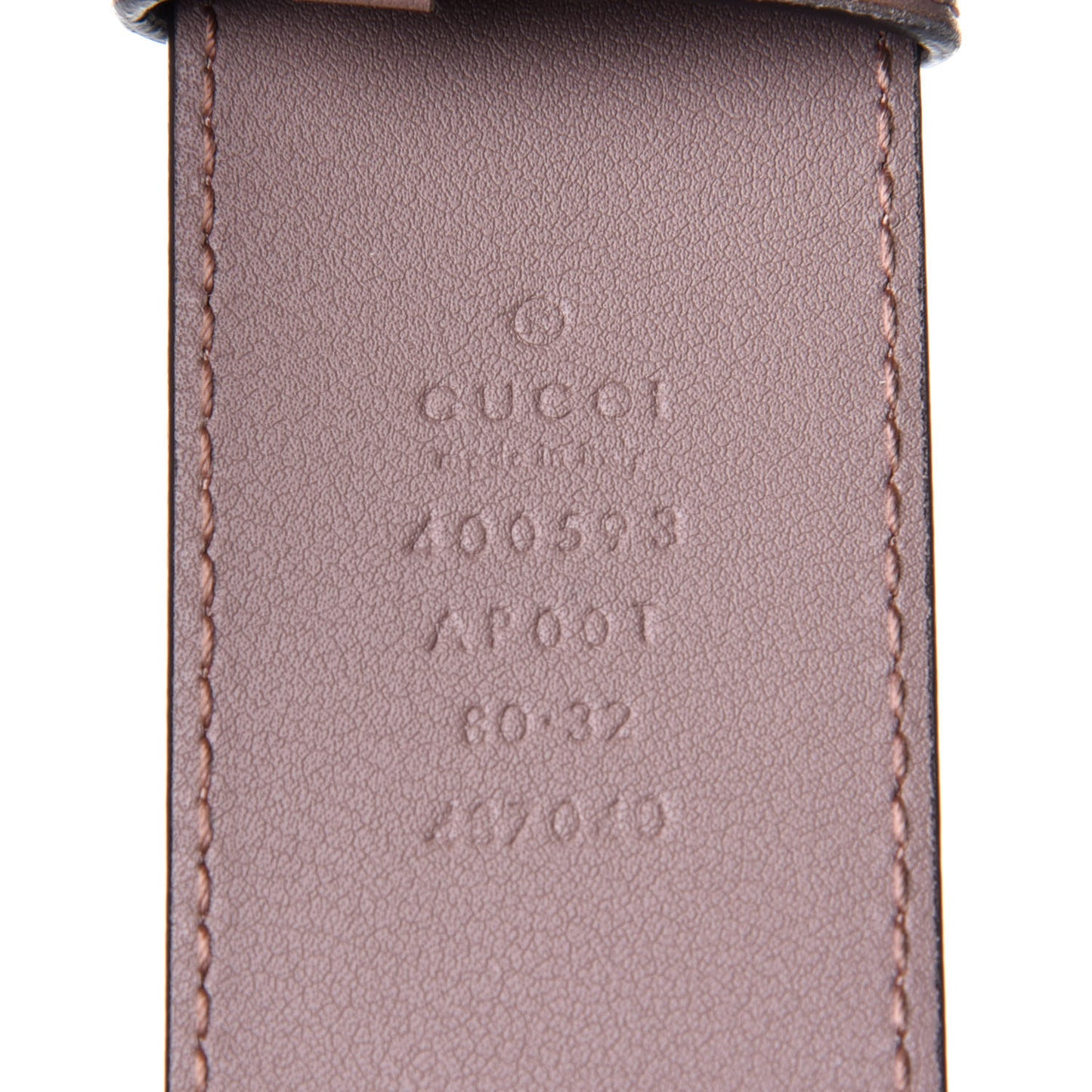 Calfskin Double G 40mm Belt 80 32 Porcelain Rose