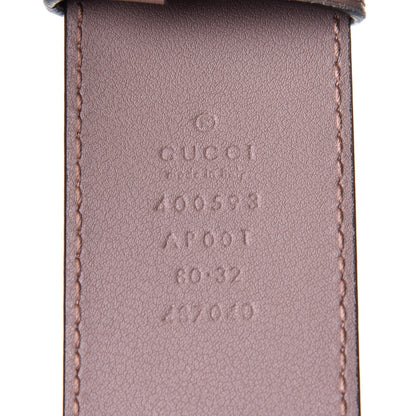 Gucci Calfskin Double G 40mm Belt 80 32 Porcelain Rose 4 of 4