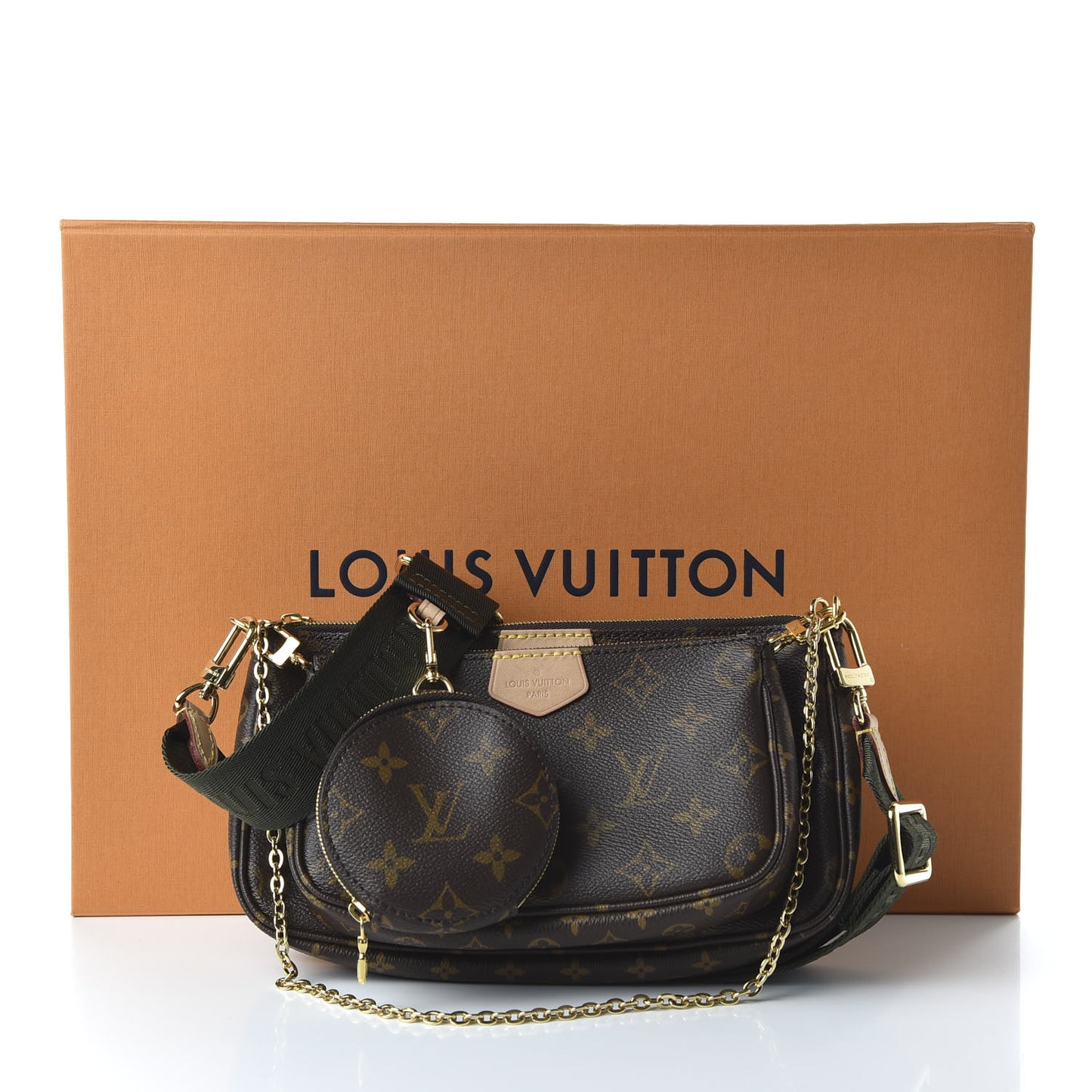 Monogram Multi Pochette Accessories Kaki