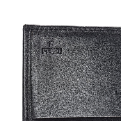 Fendi Zucchino Cuoio Continental Wallet Black Moro 8 of 10