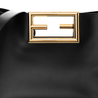 Fendi Vitello King Medium Fendi Way Tote Black 6 of 8