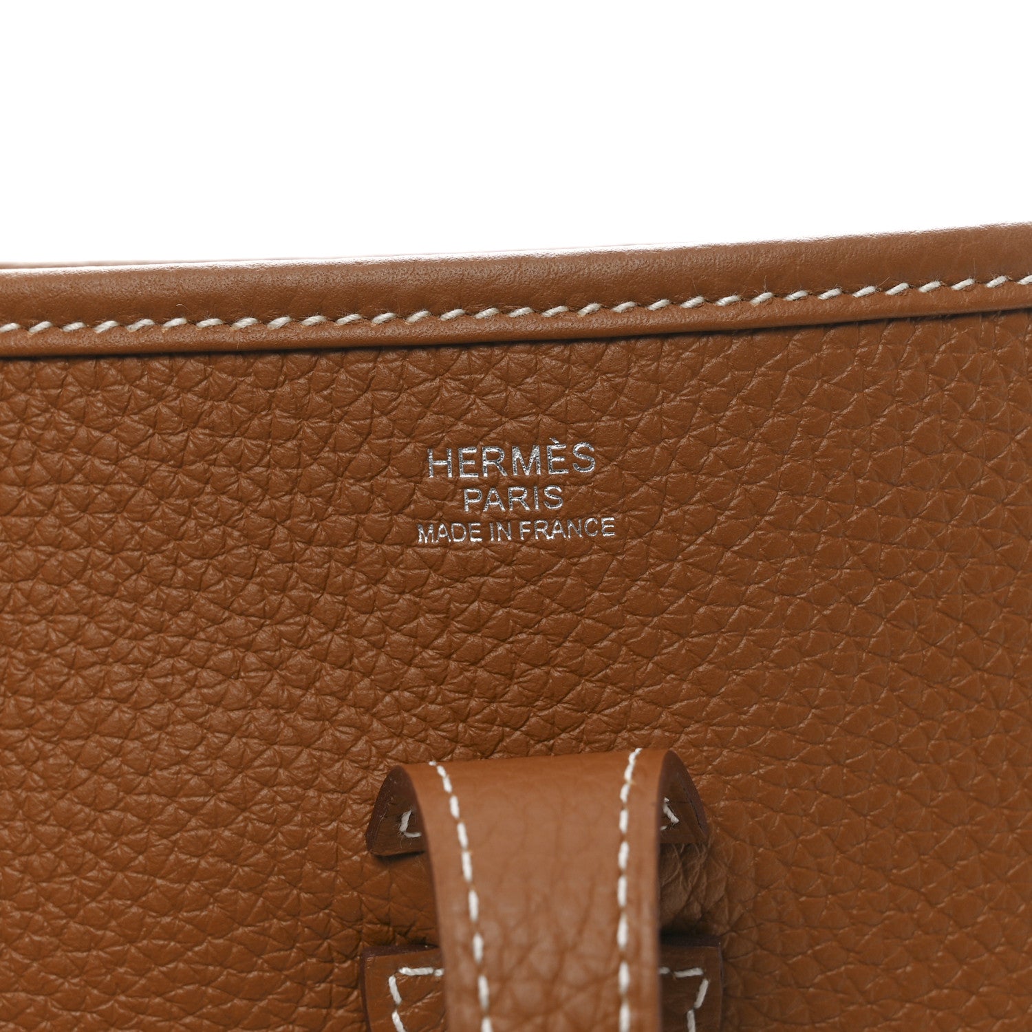 Hermes Taurillon Clemence Evelyne III PM Gold 6 of 11