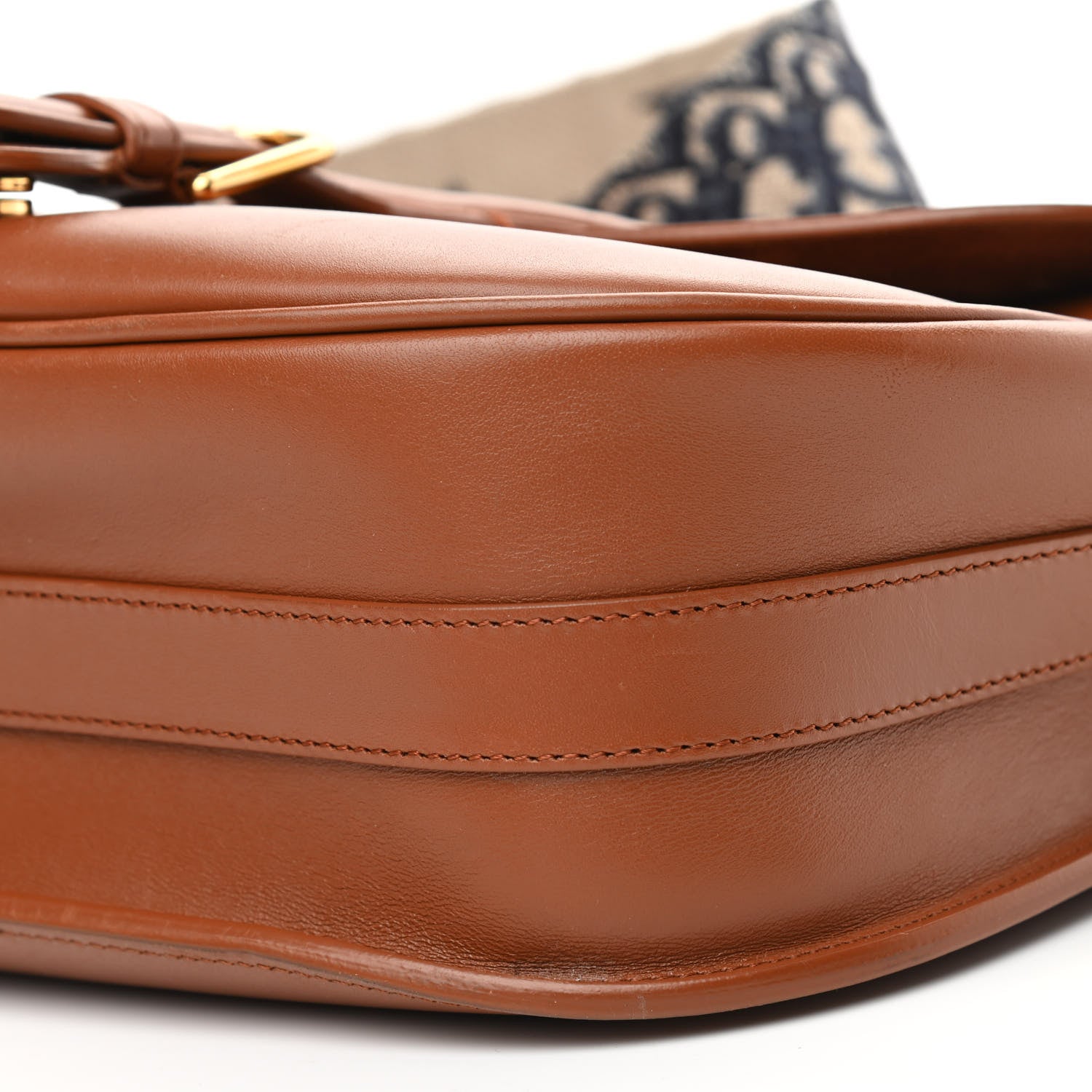Christian Dior Box Calfskin Large Bobby Flap Dark Tan 9 of 12
