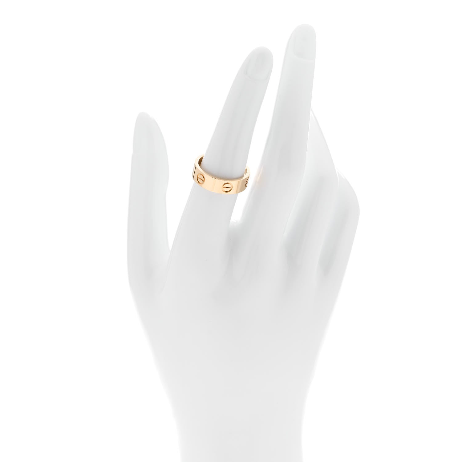Cartier 18K Yellow Gold 5.5mm LOVE Ring 54 7 2 of 5