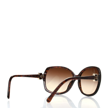 Chanel Tweed Effect CC Sunglasses 5174 Brown 4 of 8