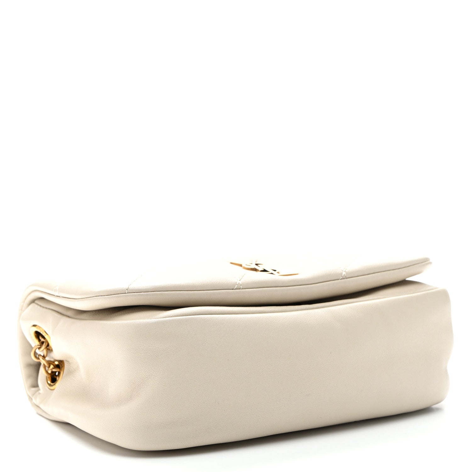 Saint Laurent Lambskin Matelasse Monogram Mini Jamie 4.3 Blanc Vintage 4 of 10