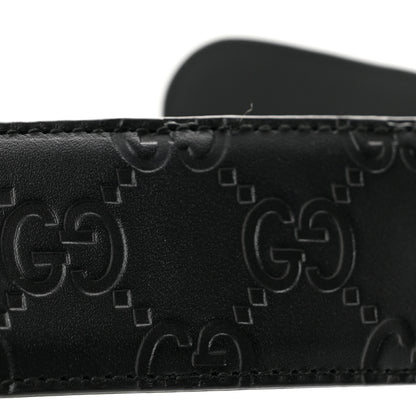 Gucci Guccissima Interlocking G 37mm Belt 80 32 Black 7 of 9
