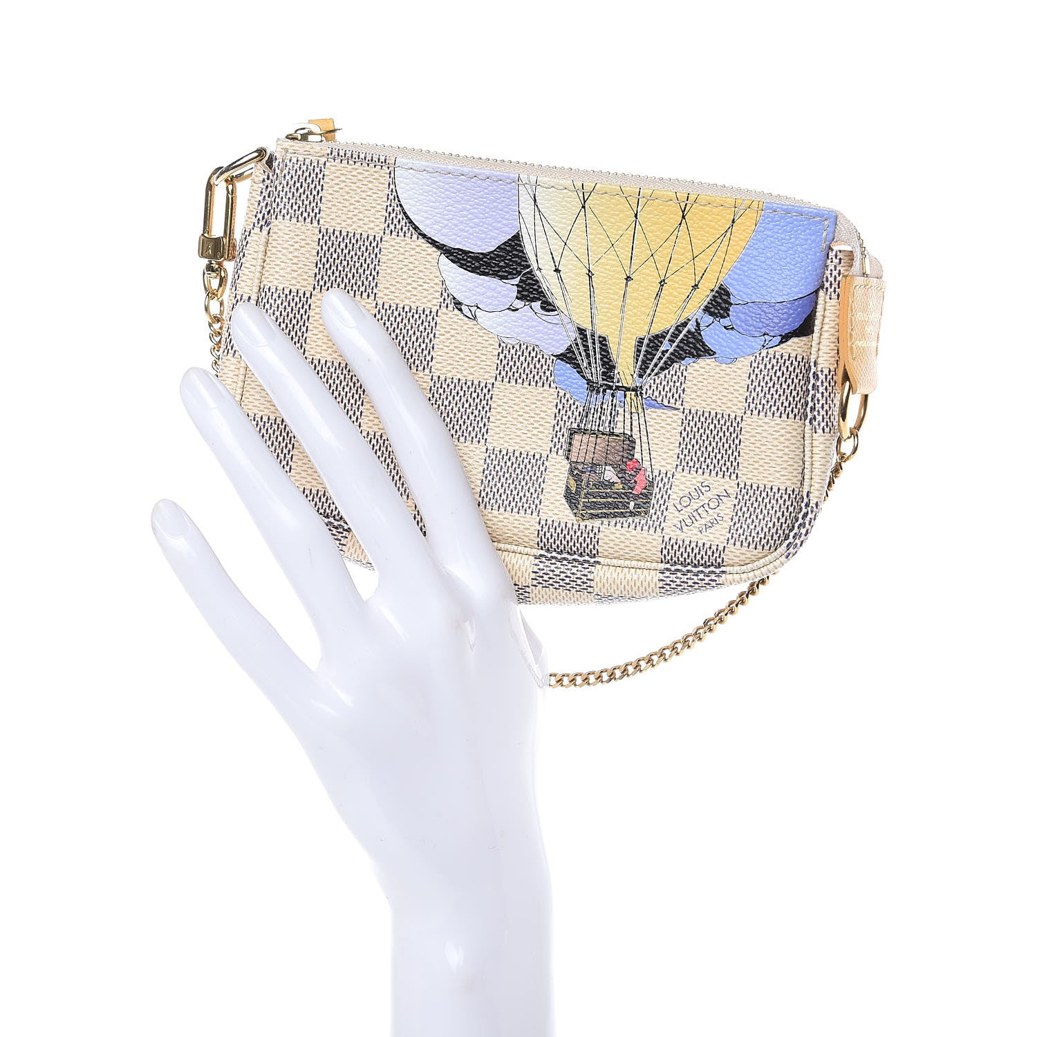 Louis Vuitton Damier Azur Illustre Mini Pochette Accessories 2 of 7