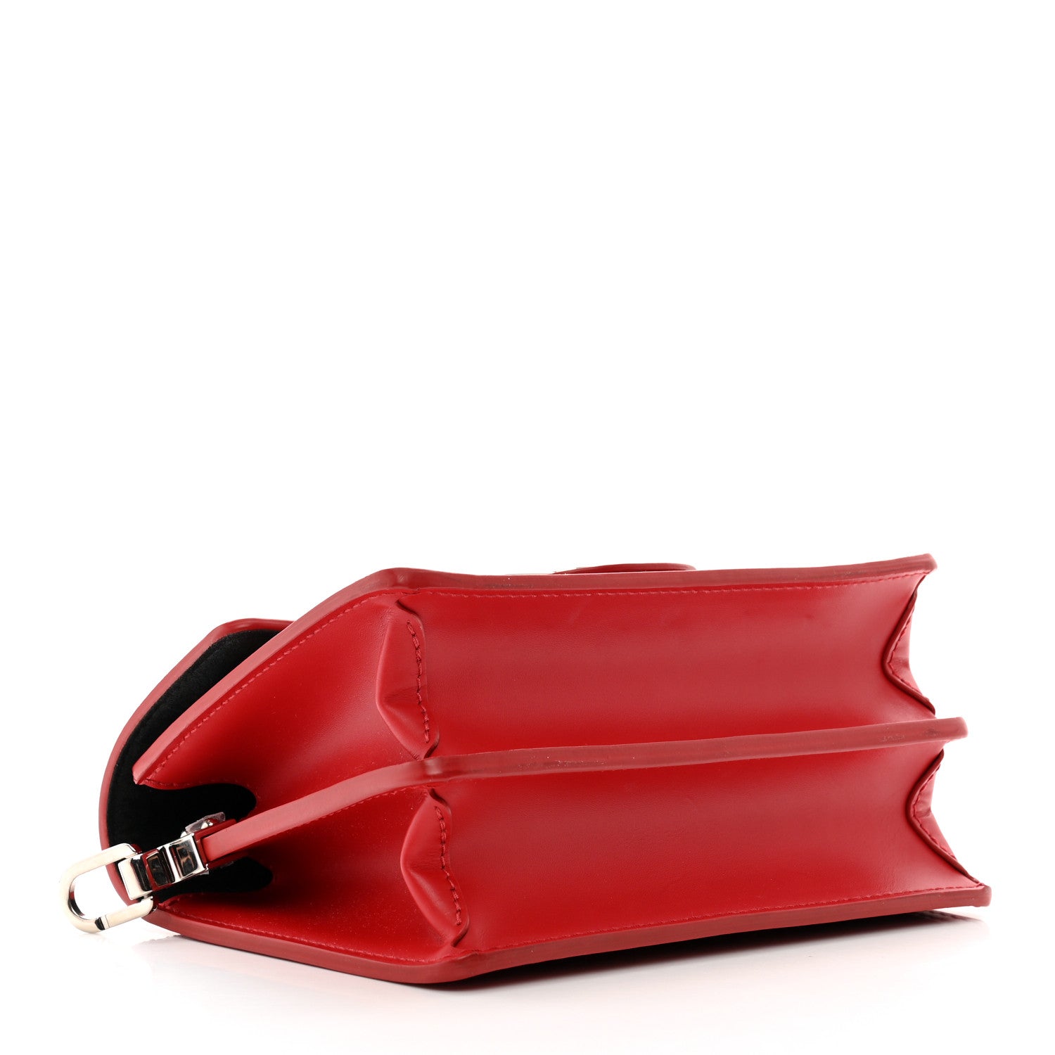 Louis Vuitton Patent Calfskin Monogram Lace Dauphine Mini Red 4 of 10