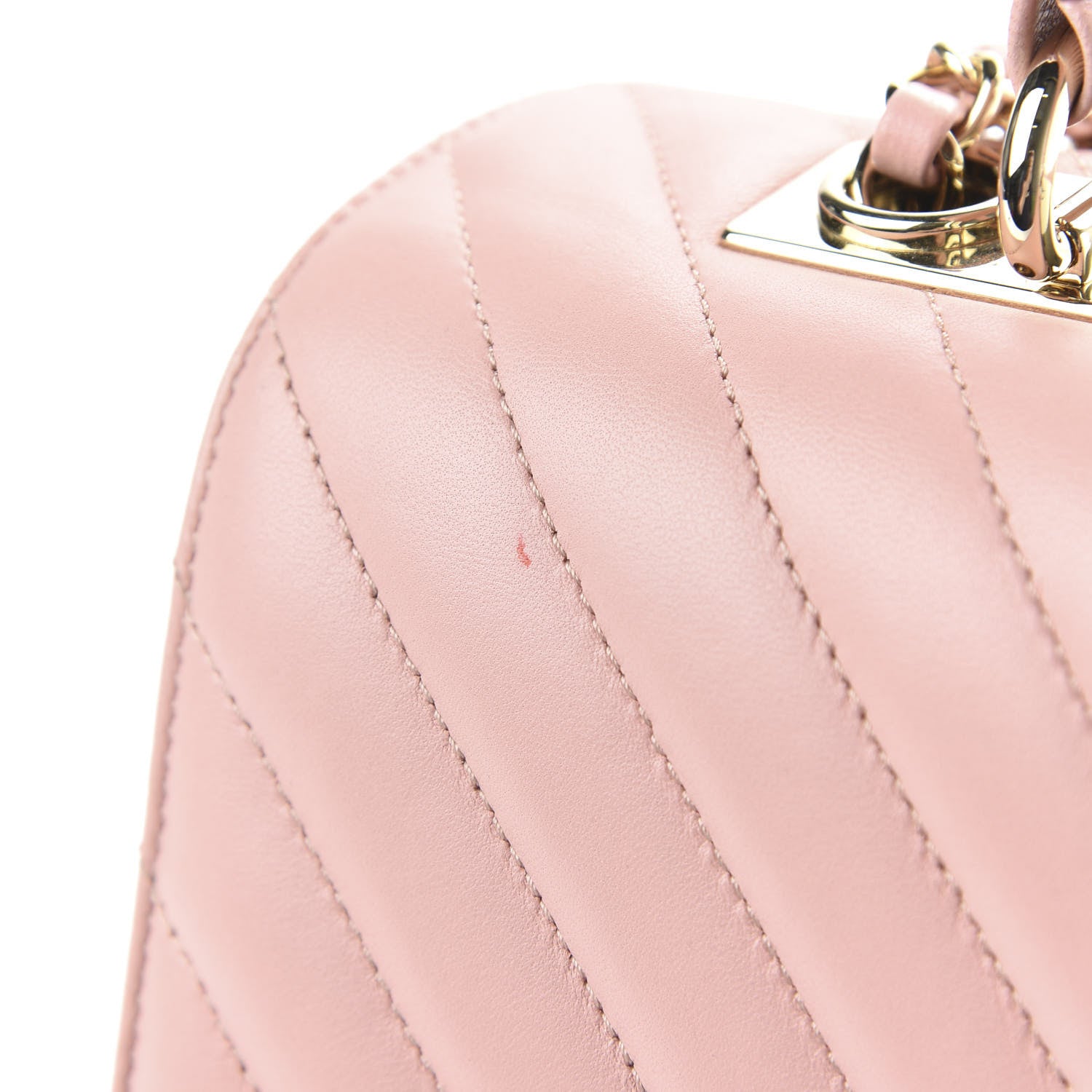 Chanel Lambskin Chevron Quilted Medium Trendy CC Dual Handle Flap Bag Pink 11 of 11